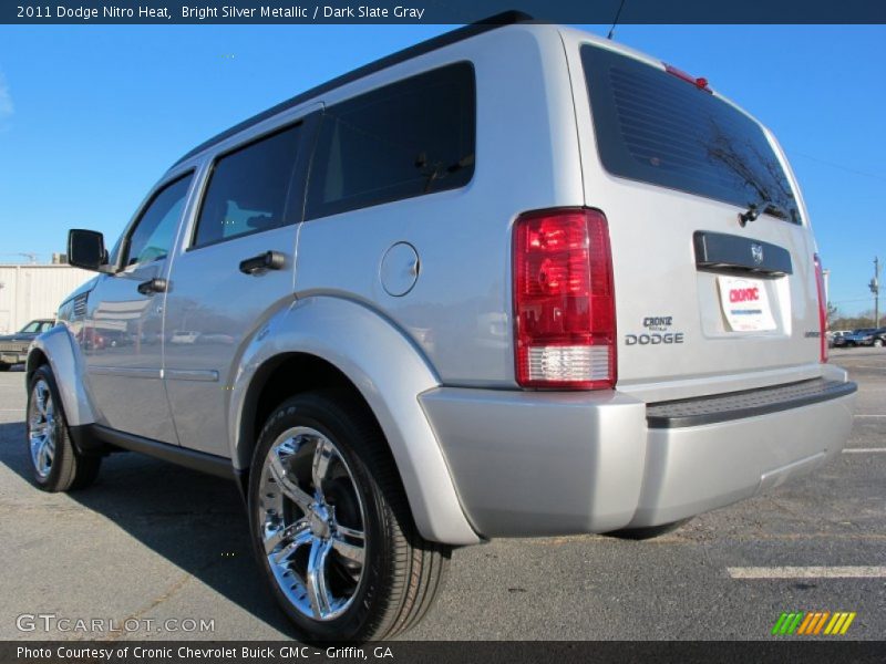Bright Silver Metallic / Dark Slate Gray 2011 Dodge Nitro Heat