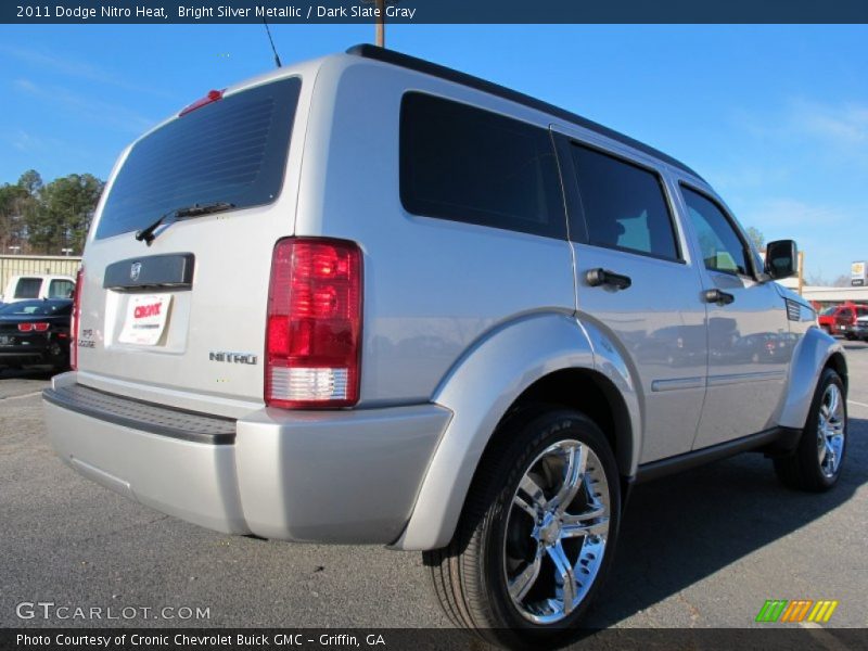 Bright Silver Metallic / Dark Slate Gray 2011 Dodge Nitro Heat