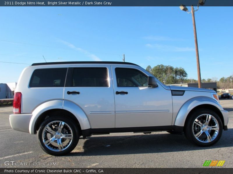 Bright Silver Metallic / Dark Slate Gray 2011 Dodge Nitro Heat