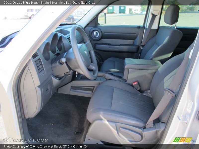 Bright Silver Metallic / Dark Slate Gray 2011 Dodge Nitro Heat