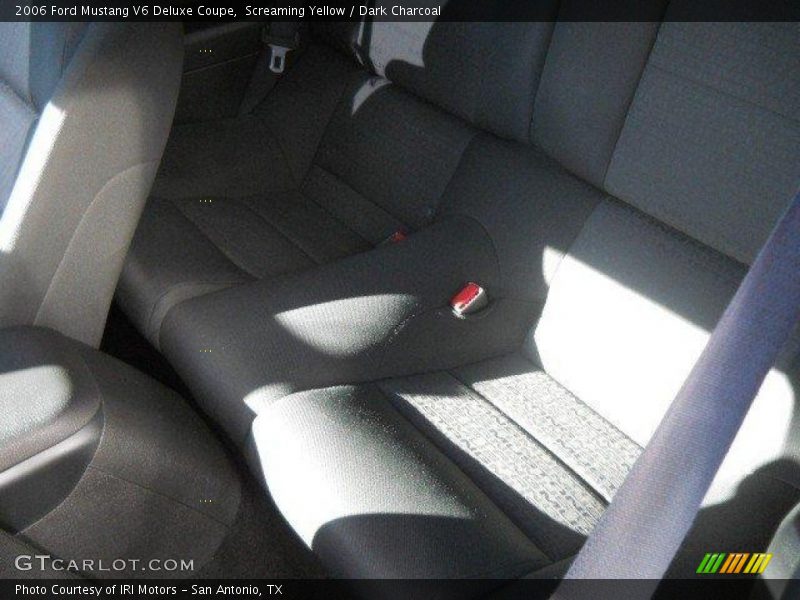 Screaming Yellow / Dark Charcoal 2006 Ford Mustang V6 Deluxe Coupe