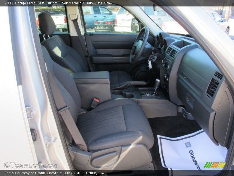 Bright Silver Metallic / Dark Slate Gray 2011 Dodge Nitro Heat