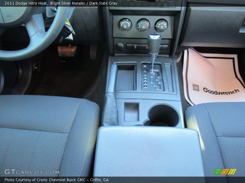 Bright Silver Metallic / Dark Slate Gray 2011 Dodge Nitro Heat