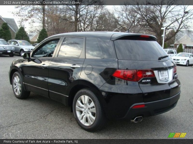 Crystal Black Pearl / Ebony 2012 Acura RDX SH-AWD