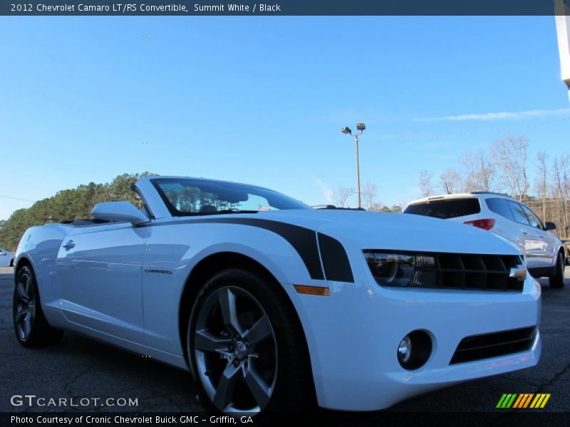 Summit White / Black 2012 Chevrolet Camaro LT/RS Convertible