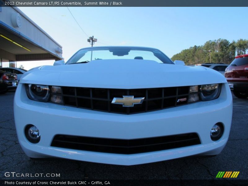 Summit White / Black 2012 Chevrolet Camaro LT/RS Convertible