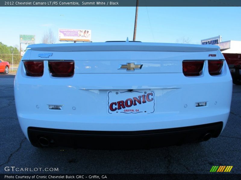 Summit White / Black 2012 Chevrolet Camaro LT/RS Convertible