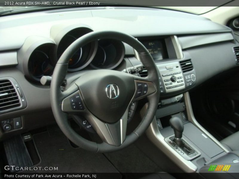 Crystal Black Pearl / Ebony 2012 Acura RDX SH-AWD
