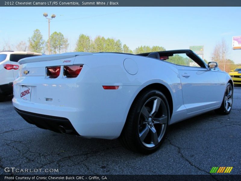 Summit White / Black 2012 Chevrolet Camaro LT/RS Convertible