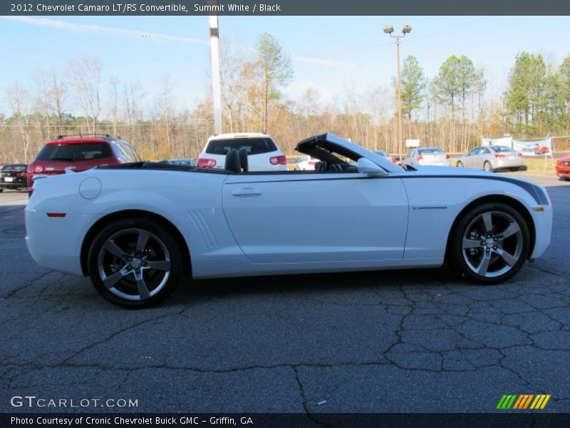 Summit White / Black 2012 Chevrolet Camaro LT/RS Convertible