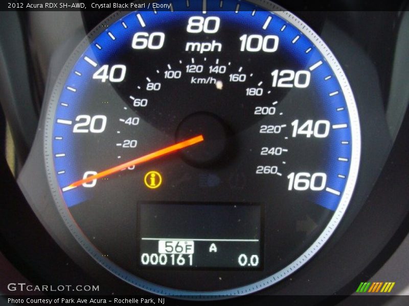 Crystal Black Pearl / Ebony 2012 Acura RDX SH-AWD