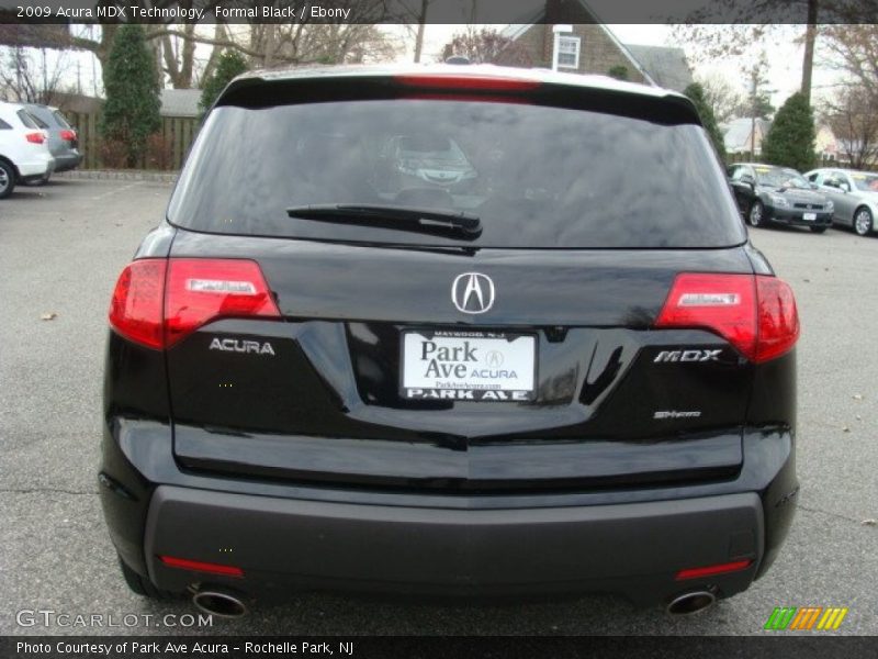 Formal Black / Ebony 2009 Acura MDX Technology