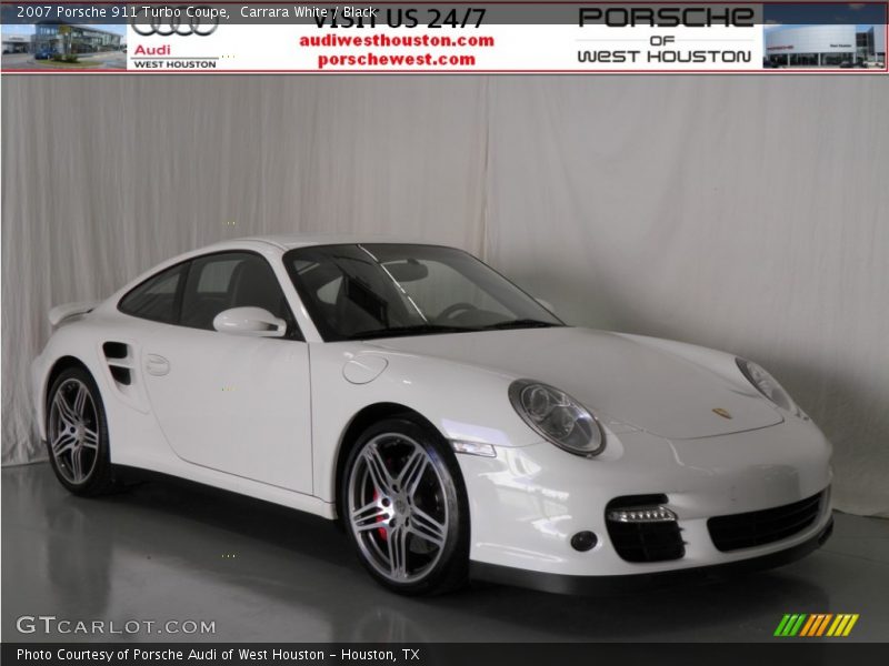 Carrara White / Black 2007 Porsche 911 Turbo Coupe