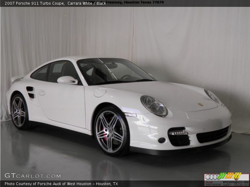 Carrara White / Black 2007 Porsche 911 Turbo Coupe