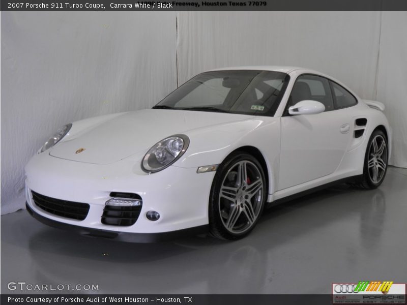 Carrara White / Black 2007 Porsche 911 Turbo Coupe