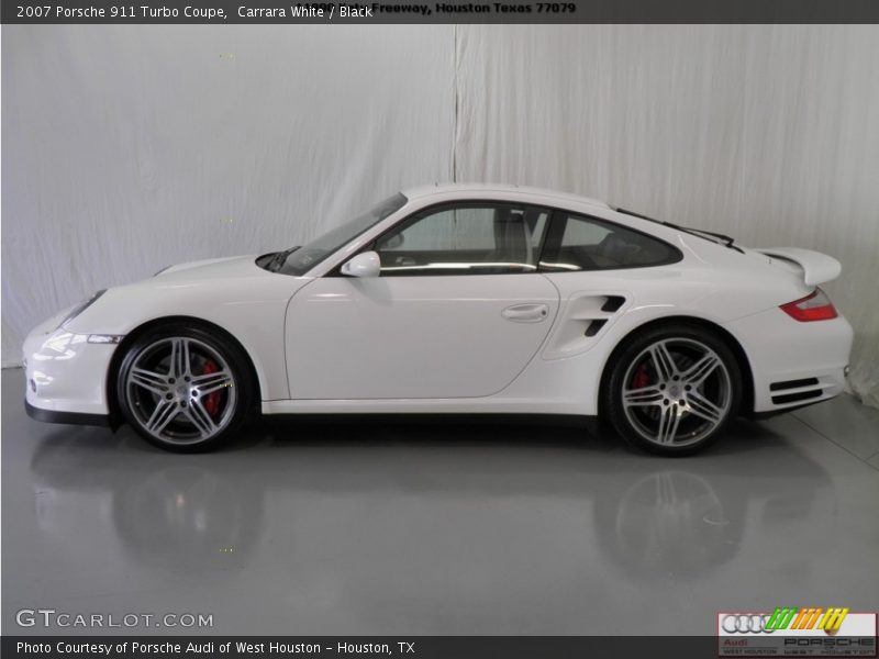 Carrara White / Black 2007 Porsche 911 Turbo Coupe