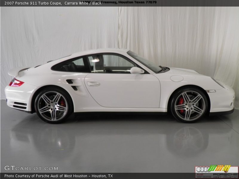 Carrara White / Black 2007 Porsche 911 Turbo Coupe