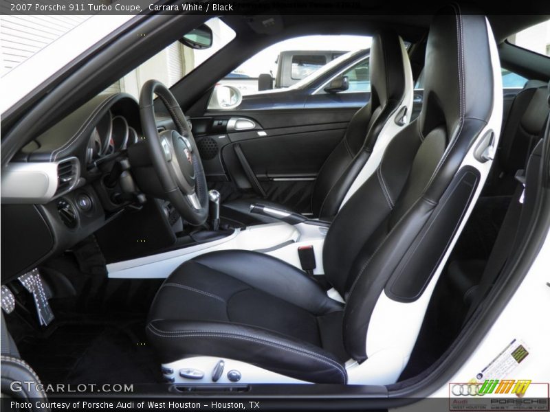 Carrara White / Black 2007 Porsche 911 Turbo Coupe