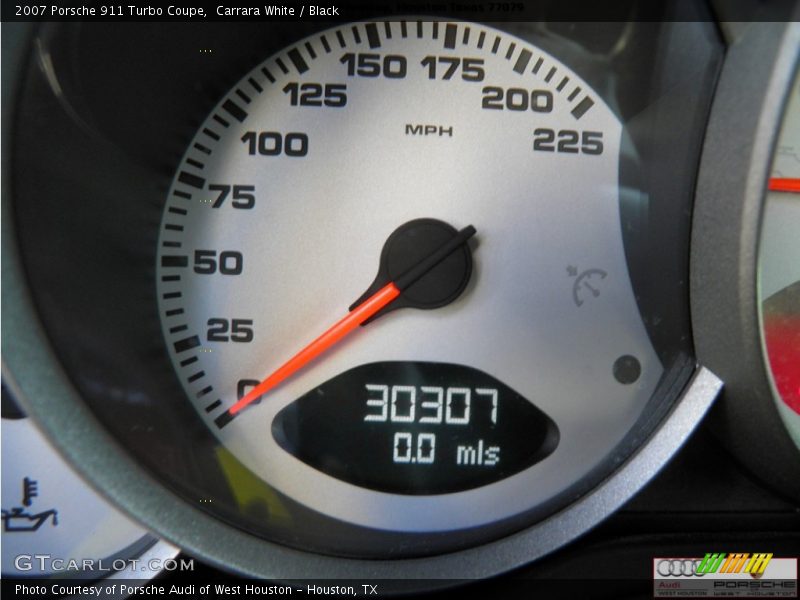 Carrara White / Black 2007 Porsche 911 Turbo Coupe
