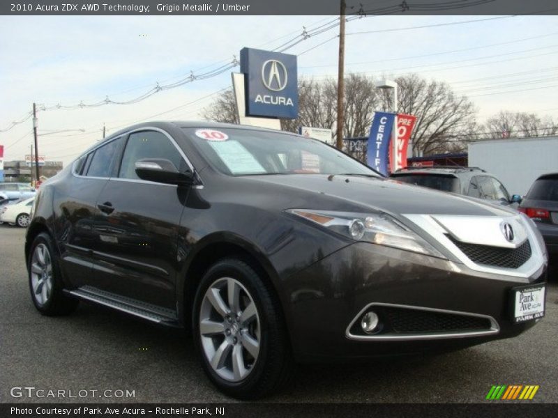  2010 ZDX AWD Technology Grigio Metallic