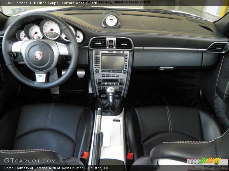 Carrara White / Black 2007 Porsche 911 Turbo Coupe