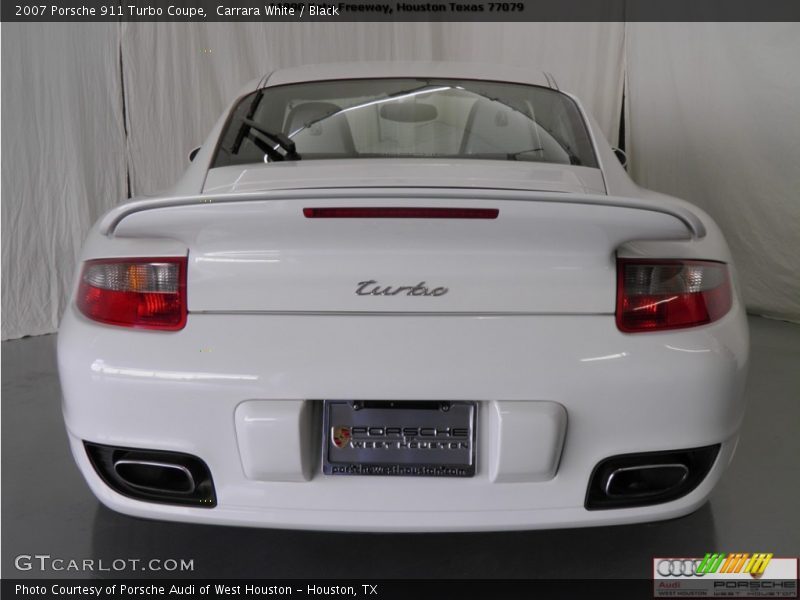 Carrara White / Black 2007 Porsche 911 Turbo Coupe