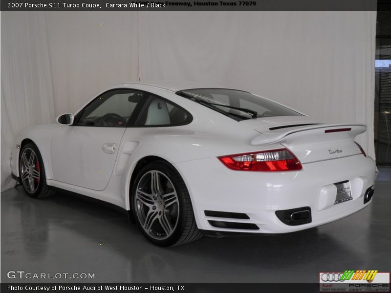 Carrara White / Black 2007 Porsche 911 Turbo Coupe