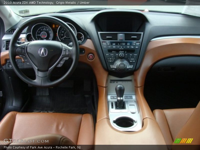 Grigio Metallic / Umber 2010 Acura ZDX AWD Technology