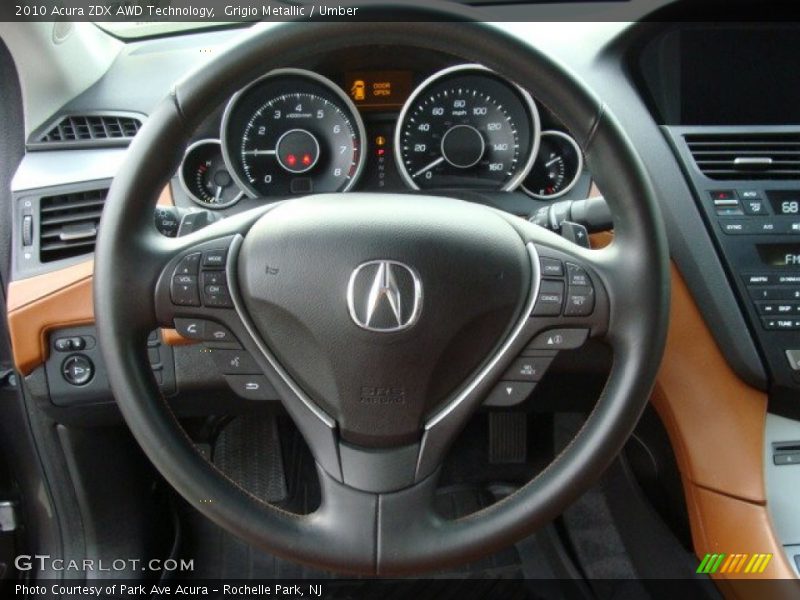  2010 ZDX AWD Technology Steering Wheel