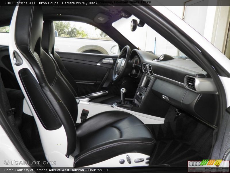Carrara White / Black 2007 Porsche 911 Turbo Coupe