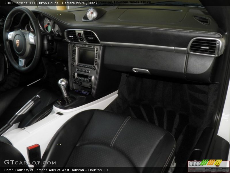 Carrara White / Black 2007 Porsche 911 Turbo Coupe