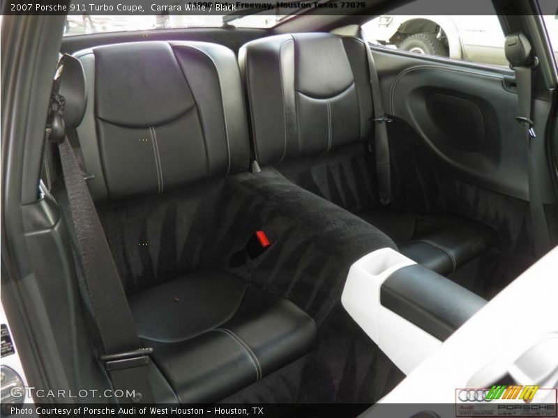 Carrara White / Black 2007 Porsche 911 Turbo Coupe