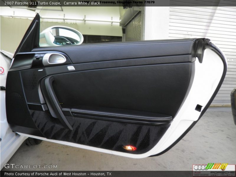 Carrara White / Black 2007 Porsche 911 Turbo Coupe