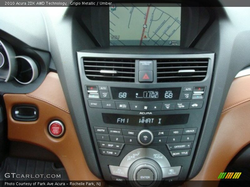 Grigio Metallic / Umber 2010 Acura ZDX AWD Technology