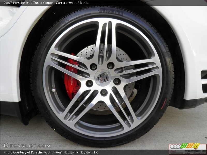 Carrara White / Black 2007 Porsche 911 Turbo Coupe