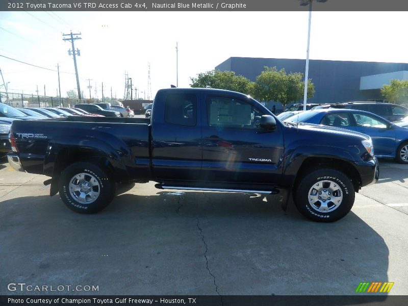 Nautical Blue Metallic / Graphite 2012 Toyota Tacoma V6 TRD Access Cab 4x4