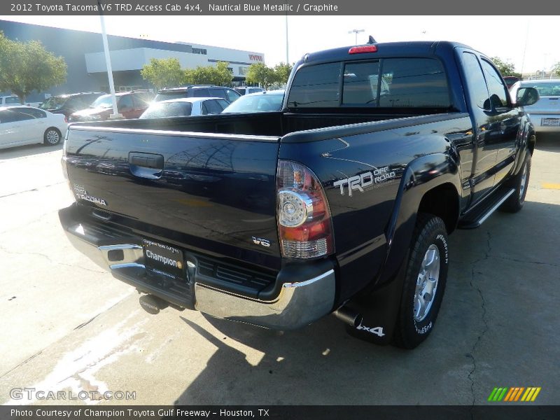 Nautical Blue Metallic / Graphite 2012 Toyota Tacoma V6 TRD Access Cab 4x4