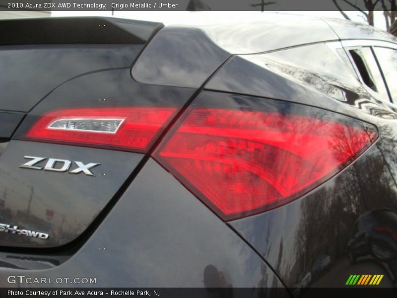Grigio Metallic / Umber 2010 Acura ZDX AWD Technology