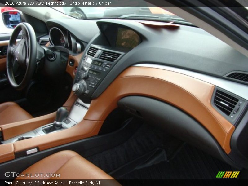 2010 ZDX AWD Technology Umber Interior