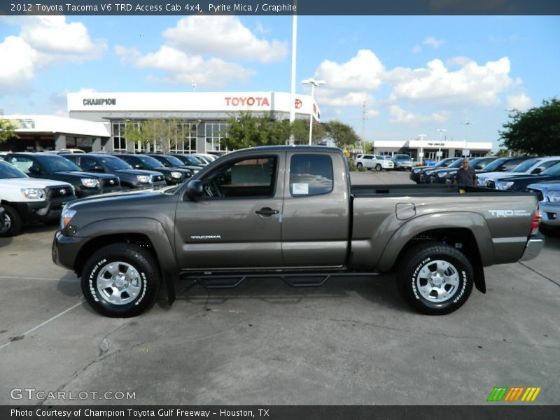 Pyrite Mica / Graphite 2012 Toyota Tacoma V6 TRD Access Cab 4x4