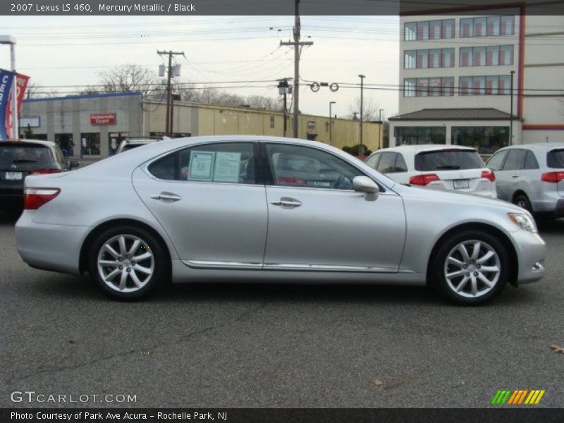 Mercury Metallic / Black 2007 Lexus LS 460