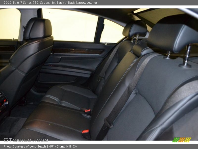 Jet Black / Black Nappa Leather 2010 BMW 7 Series 750i Sedan