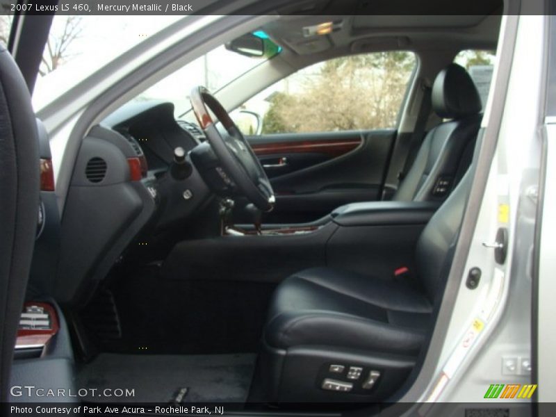 Mercury Metallic / Black 2007 Lexus LS 460