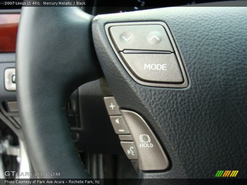 Mercury Metallic / Black 2007 Lexus LS 460