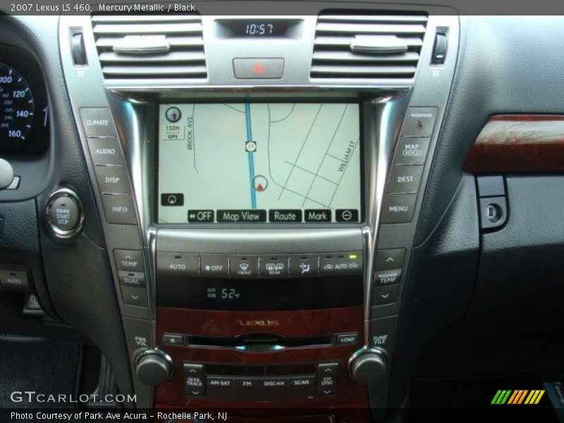 Mercury Metallic / Black 2007 Lexus LS 460
