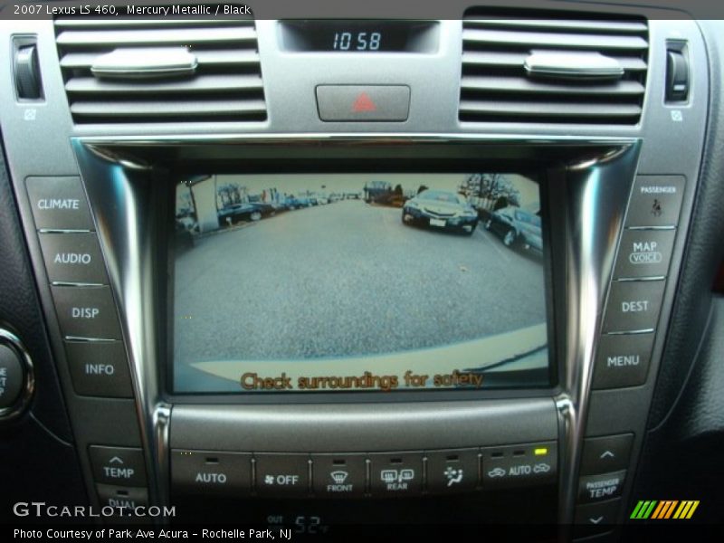 Mercury Metallic / Black 2007 Lexus LS 460