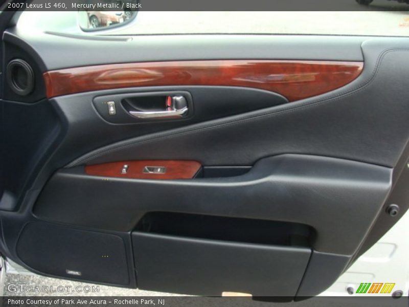 Mercury Metallic / Black 2007 Lexus LS 460