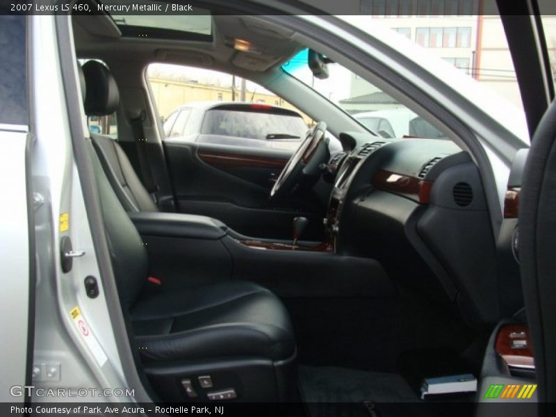 Mercury Metallic / Black 2007 Lexus LS 460