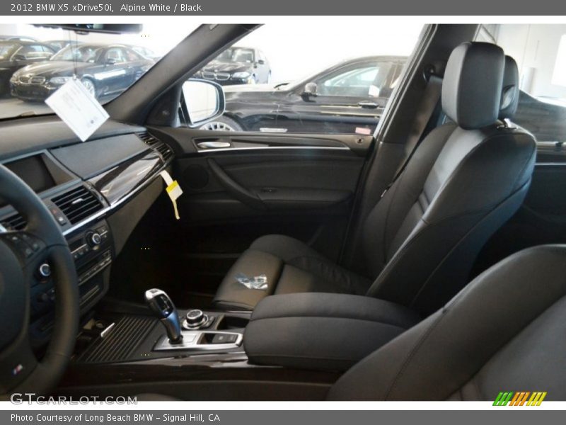 Alpine White / Black 2012 BMW X5 xDrive50i