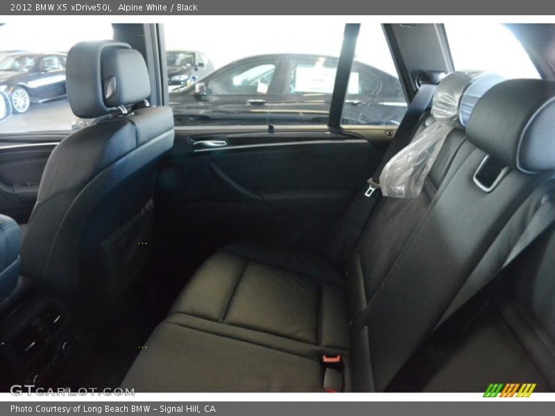Alpine White / Black 2012 BMW X5 xDrive50i